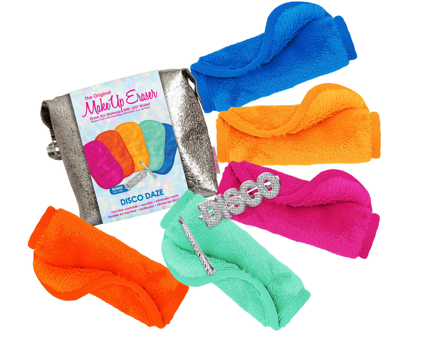 Disco Daze 5pc Mini PRO MakeUp Eraser Set | Gift Set