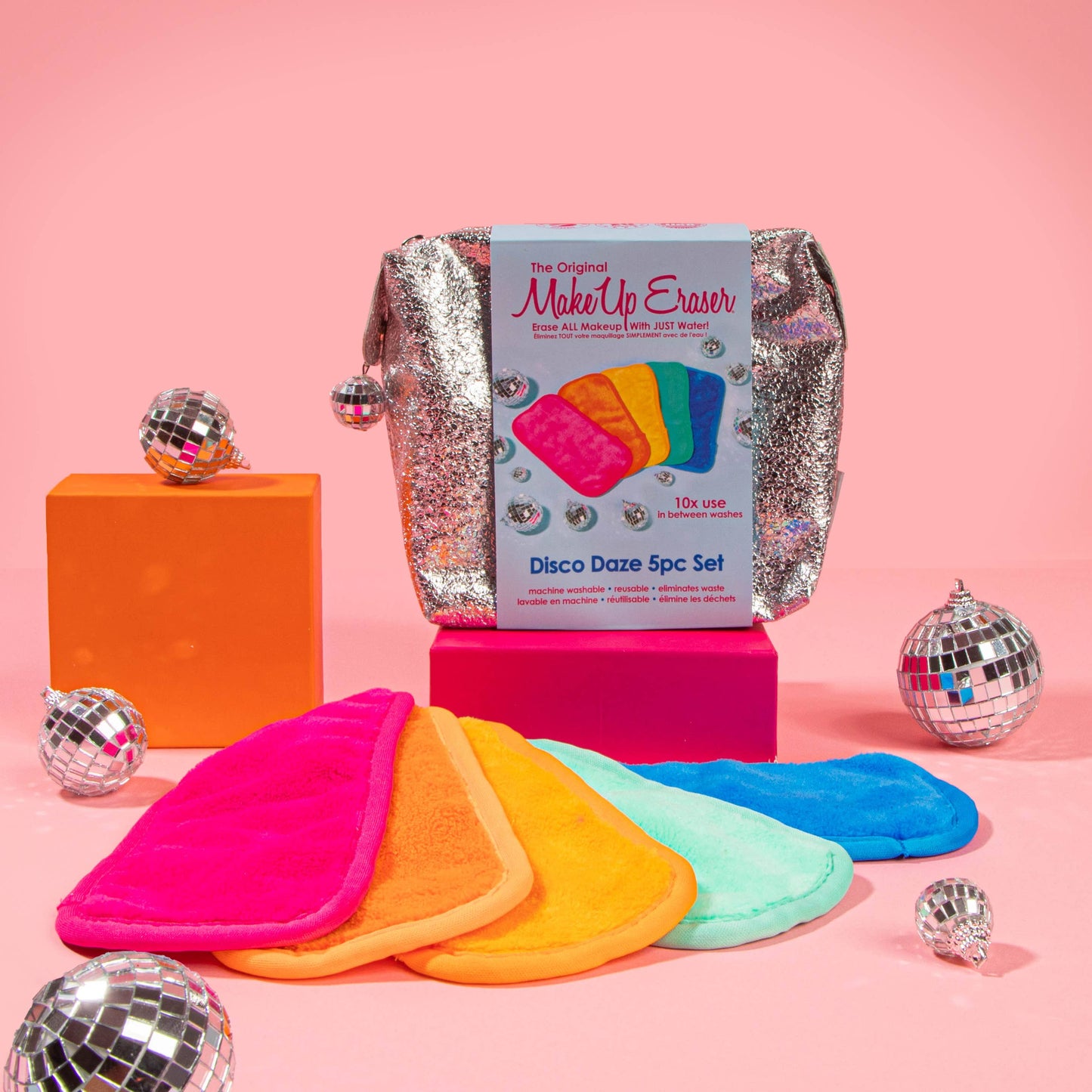 Disco Daze 5pc Mini PRO MakeUp Eraser Set | Gift Set