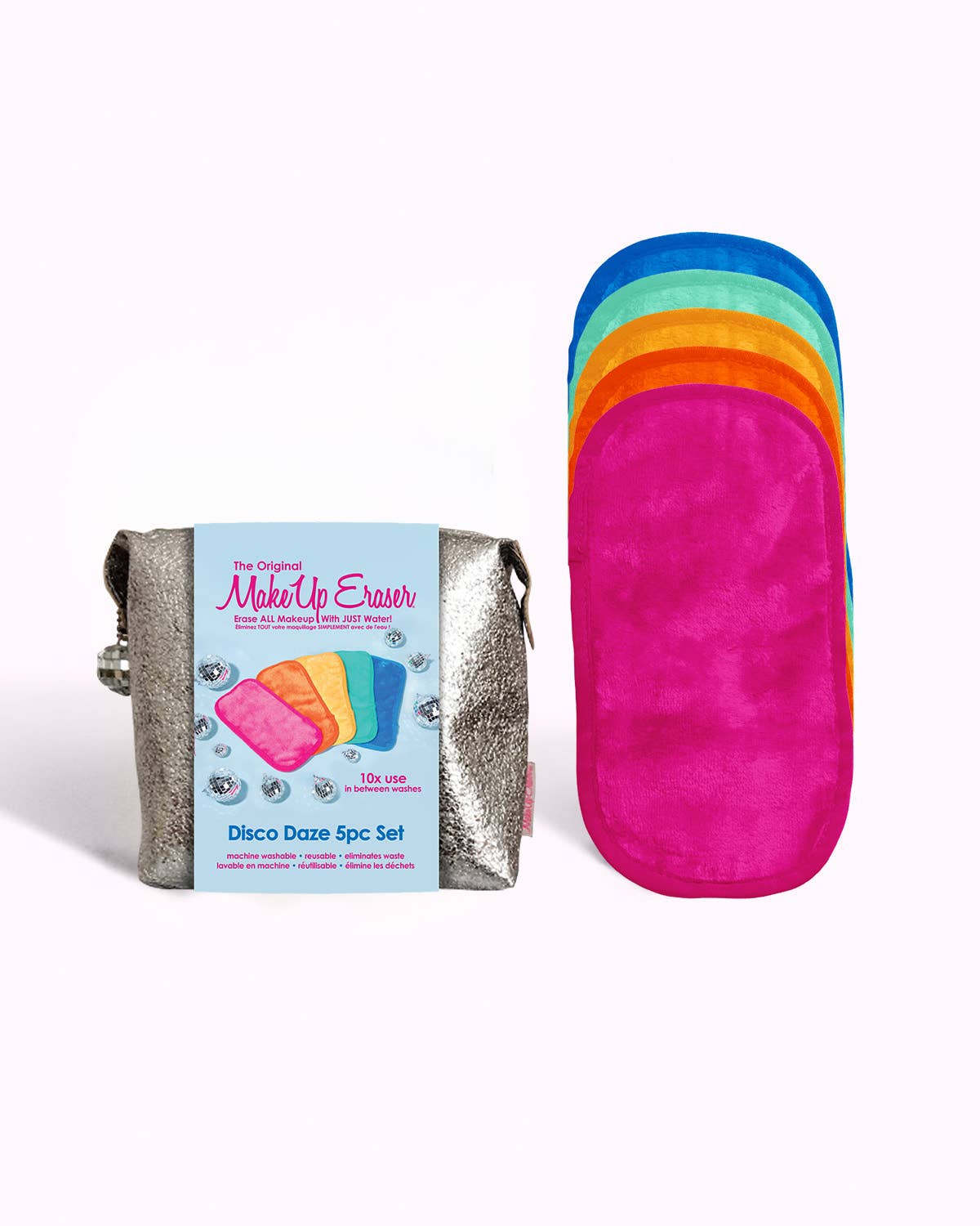 Disco Daze 5pc Mini PRO MakeUp Eraser Set | Gift Set