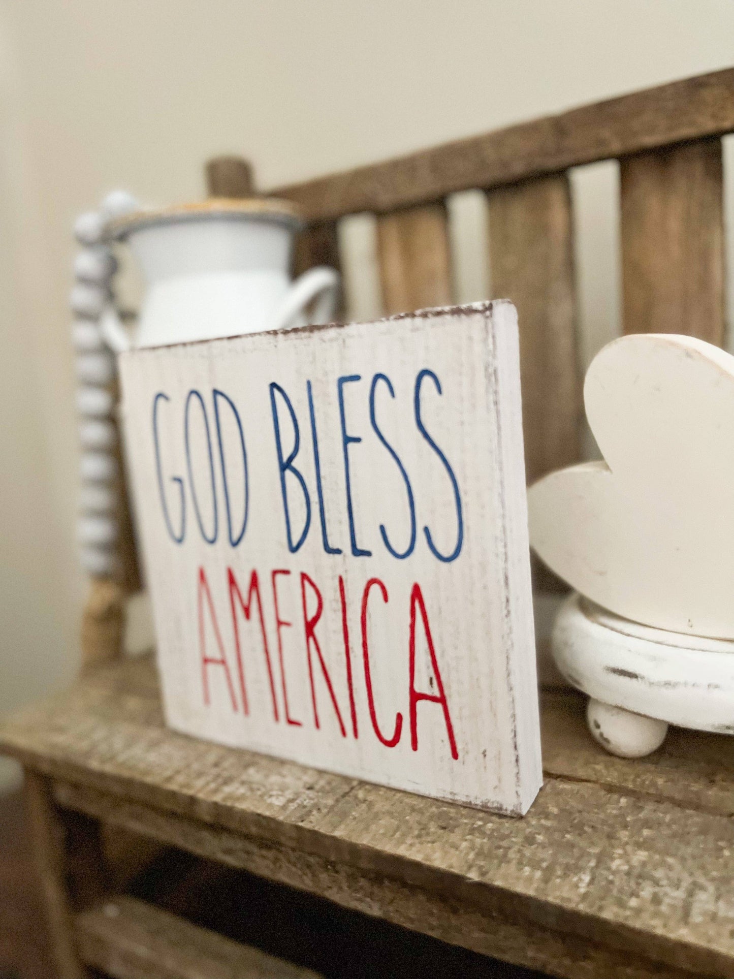 God bless America sign