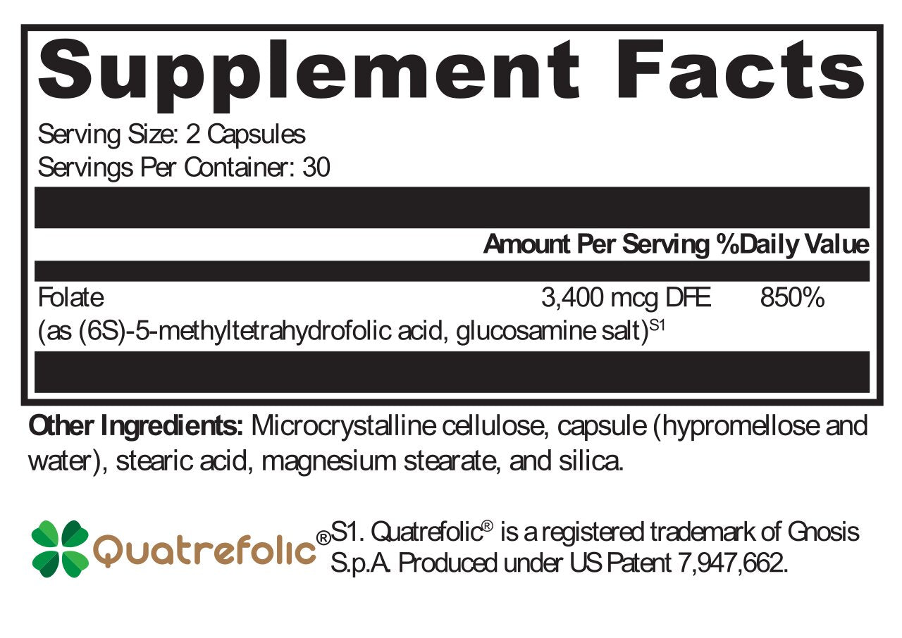 5-MTHF 60 Capsules