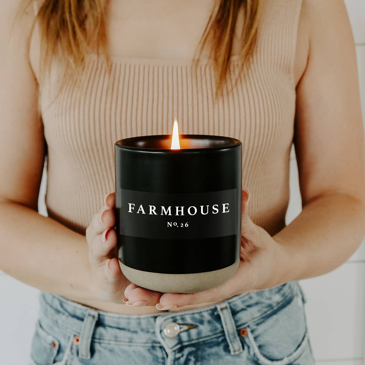 Farmhouse 12 oz Soy Candle - Fall Home Decor & Gifts