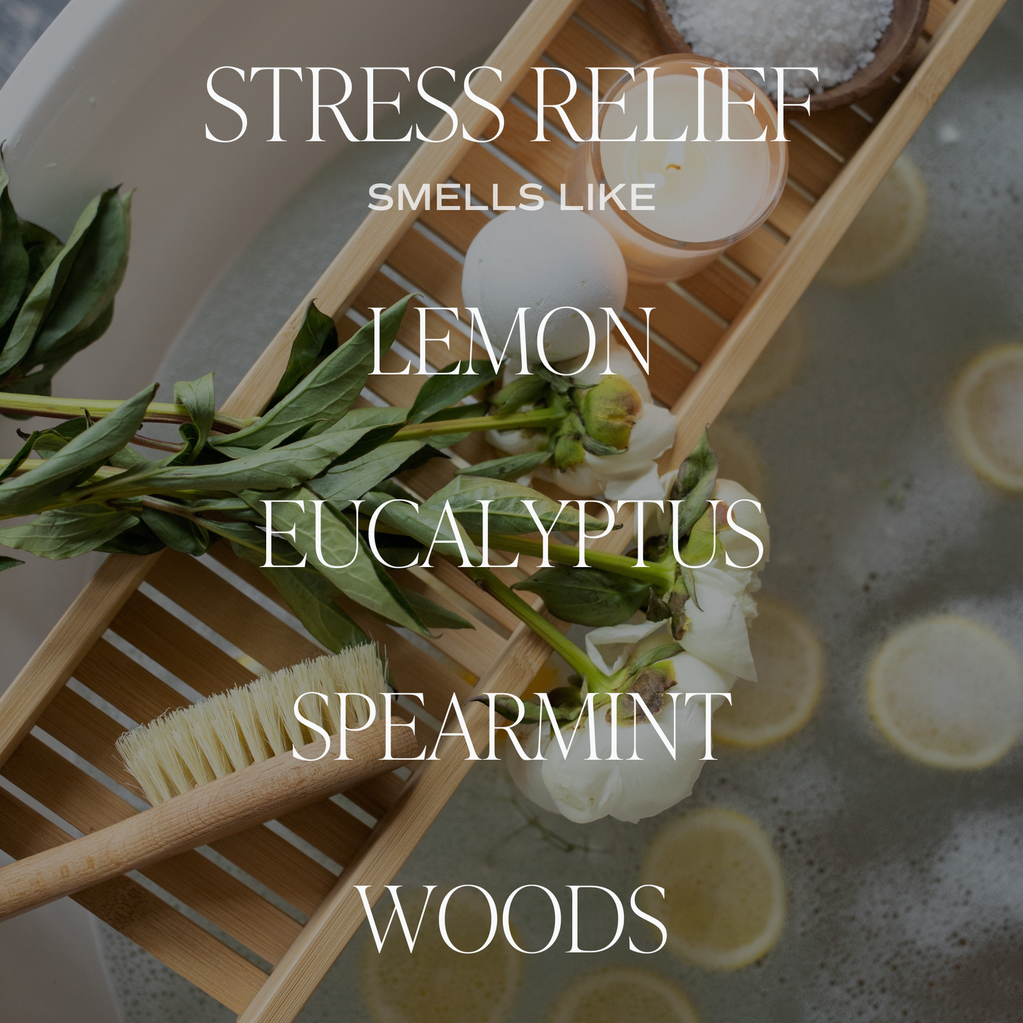 Stress Relief 11 oz Soy Candle - Home Decor & Gifts