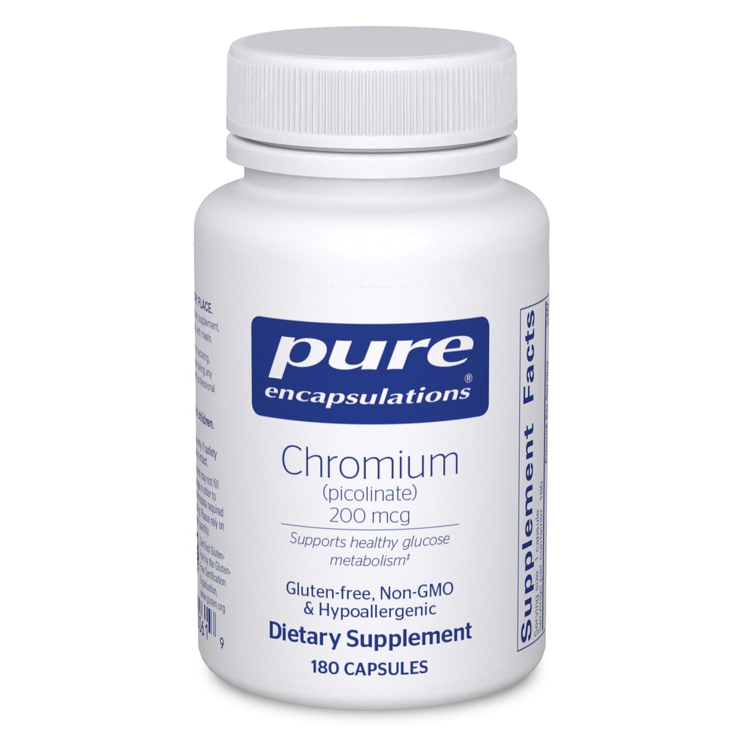 Chromium (picolinate) 200 mcg.