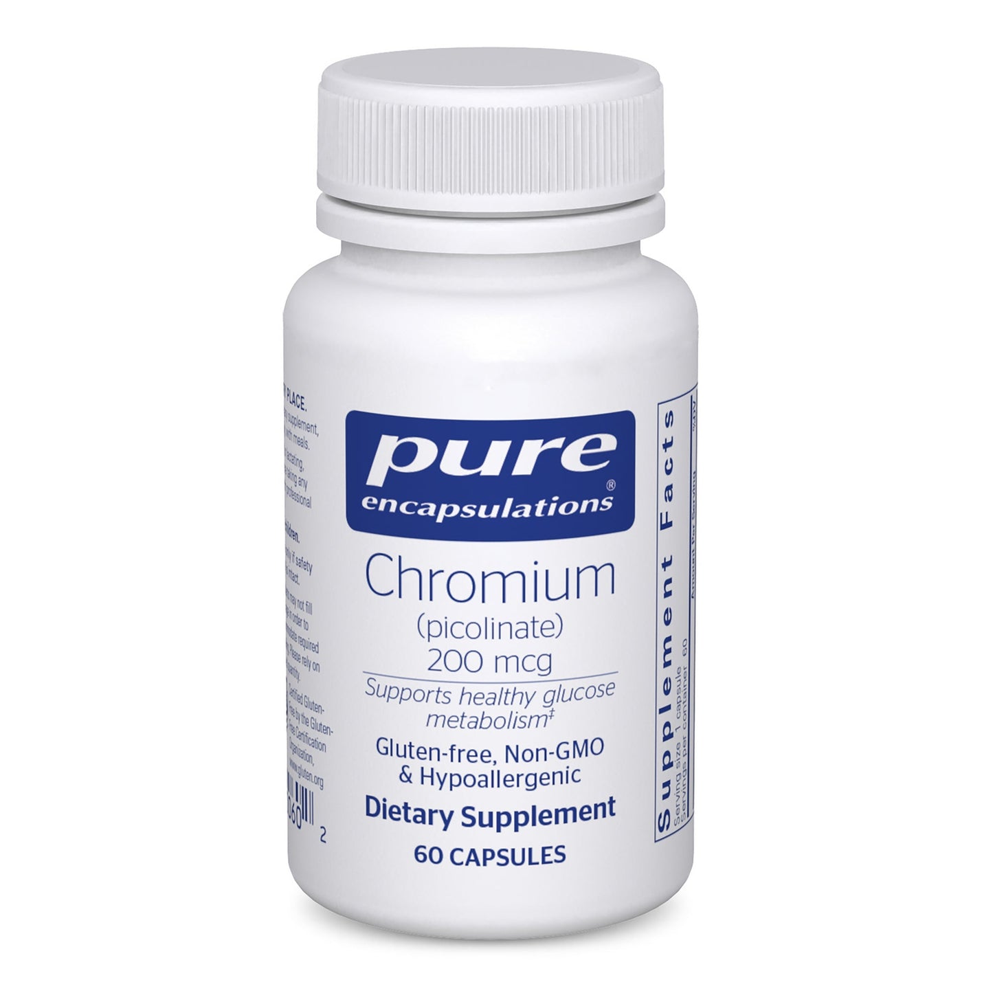 Chromium (picolinate) 200 mcg.