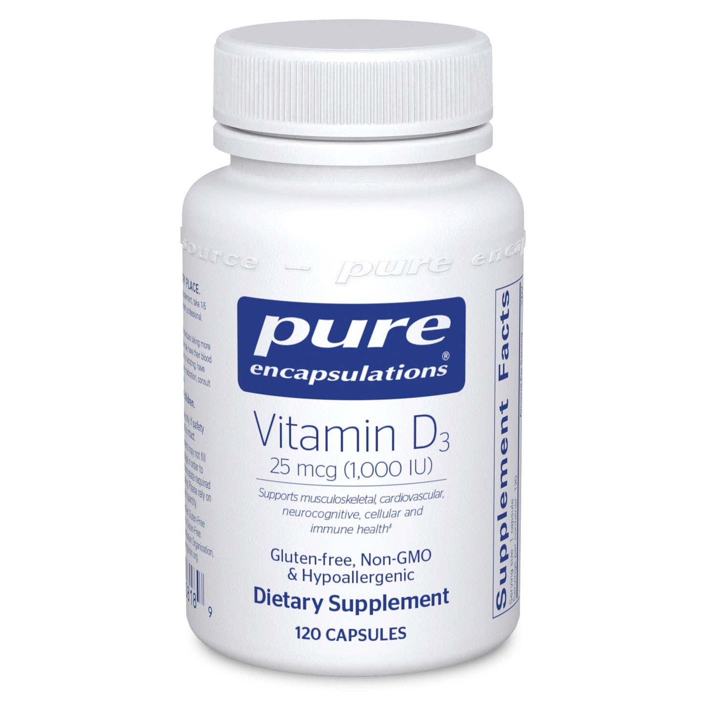 Vitamin D3 25 mcg (1,000 IU)