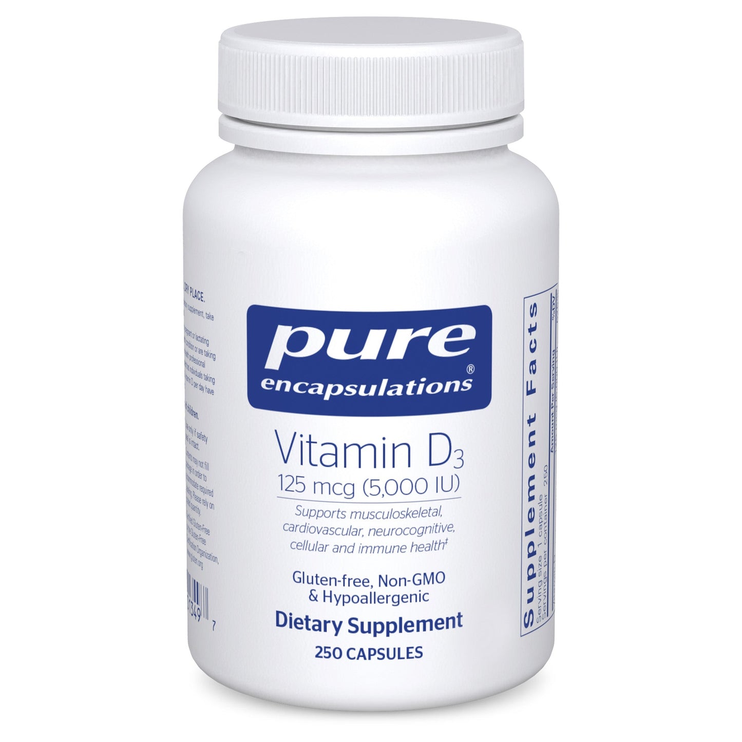 Vitamin D3 125 mcg (5,000 IU)