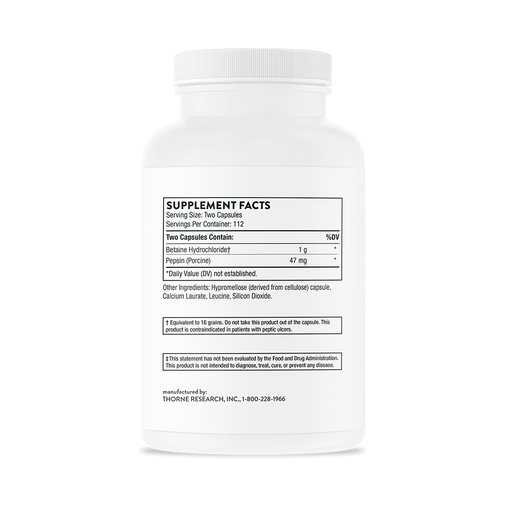 Betaine HCL& Pepsin